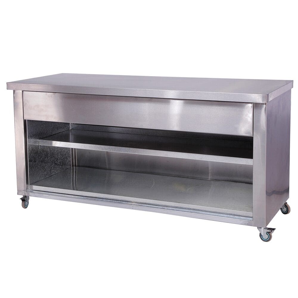 CATERLOGIC NEUTRAL SERVICE COUNTER - NO DOORS - 1850 X 670 - PLUS