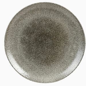 Raku Quartz Black - Coupe Plate - 28.8Cm (Pack Of 12)