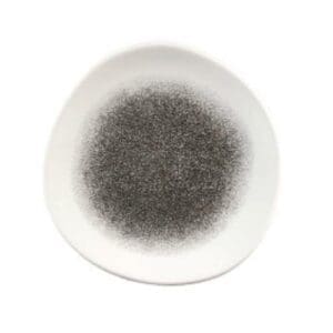 Raku Quartz Black - Organic Round Plate - 26.4Cm (Pack Of 12)