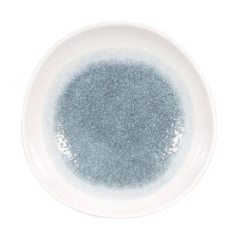 Raku Topaz Blue - Organic Round Bowl - 25.3Cm (Pack Of 12)