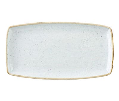 Duck Egg Blue - Oblong Plate - 35 X 18.5Cm (Pack Of 6)