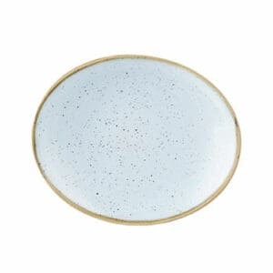 Duck Egg Blue - Oval Plate - 19.2Cm (Pack Of 12)