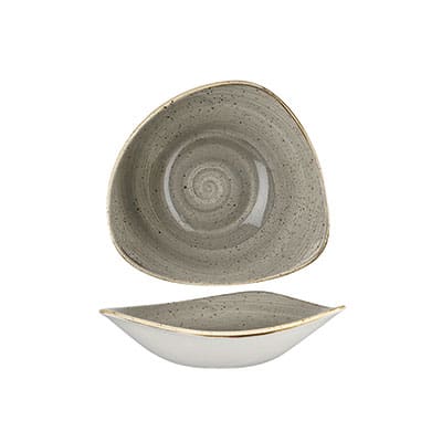 Peppercorn Grey - Triangle Bowl 18.5Cm (Pack Of 12)