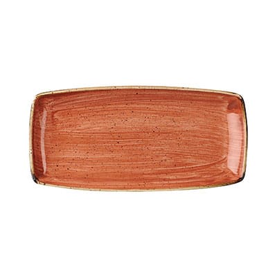 Spiced Orange - Oblong Plate - 29.5 X 15Cm (Pack Of 12)
