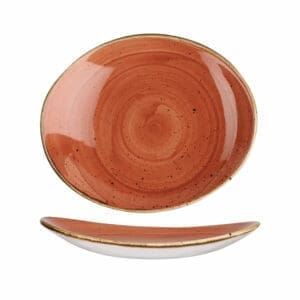 Spiced Orange - Oval Plate - 19.2Cm (Pack Of 12)