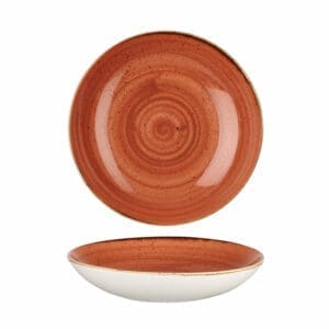 Spiced Orange - Large Coupe Bowl - 31Cm (Pack Of 6)
