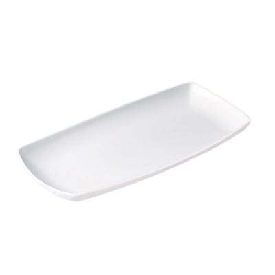 X Squared Oblong Plate - 35 X 18Cm (Pack Of 6)