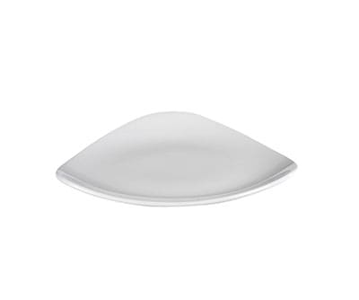 Lotus Triangle Plate - 19cm (Pack Of 12)