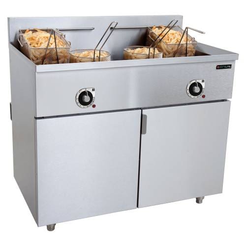 Fish Fryer Anvil - 2 X 20Lt - 33Kw - Elec