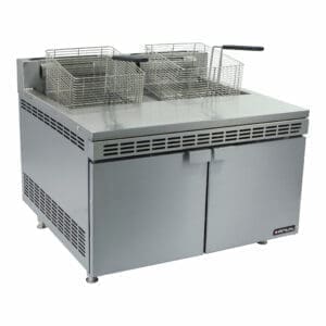 Fish Fryer Anvil - Double Pan - Gas