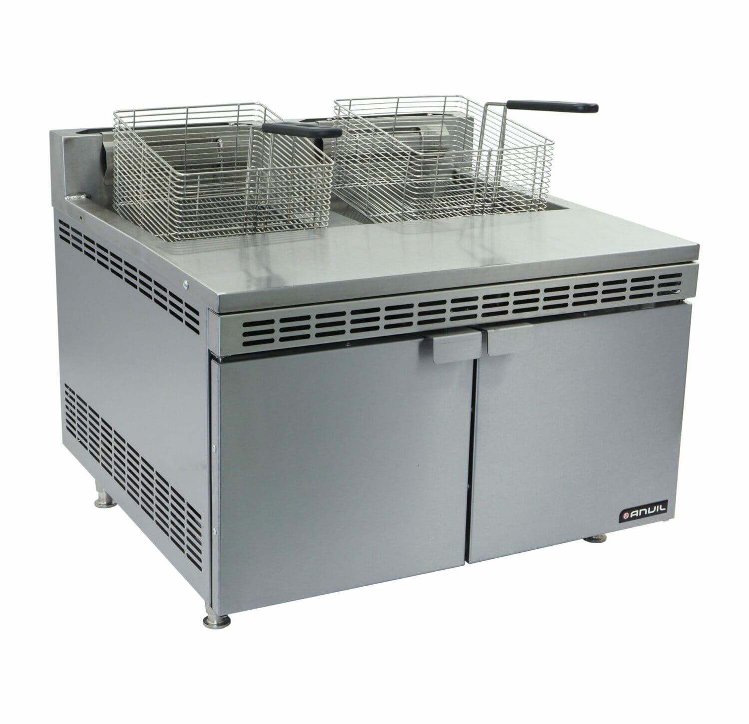 Fish Fryer Anvil - Double Pan - Gas