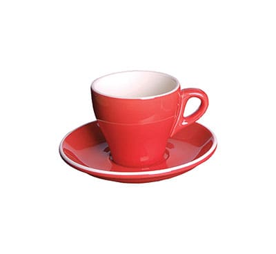 Cappuccino Cup Red - 16Cl (Pack Of 12)