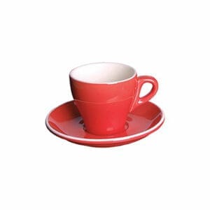 Cappuccino Cup Red - 30Cl (Pack Of 12)
