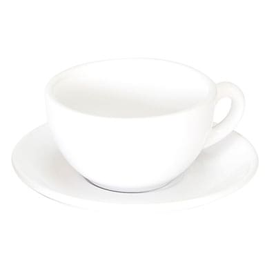 Open Cappuccino Cup White - 21Cl (Pack Of 12)