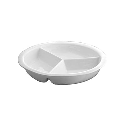 Insert Round Porcelain 3 Div 388mm 3Lt