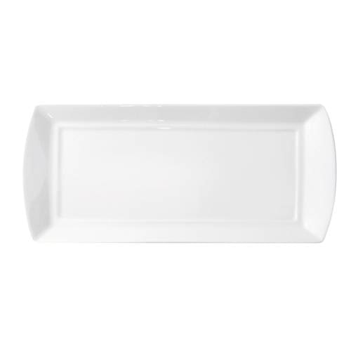 Rect. Plate With Handle - 38 X 17Cm (Pack Of 3)