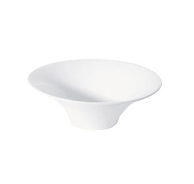 ACCENT - WHITE - FLARED LARGE BOWL - 30CM (Pack Of 8)