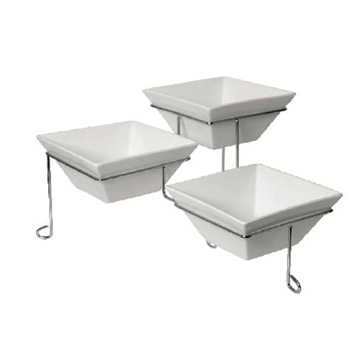 Triple Square Plate Stand 3 X 172mm/120/180/240 (1)