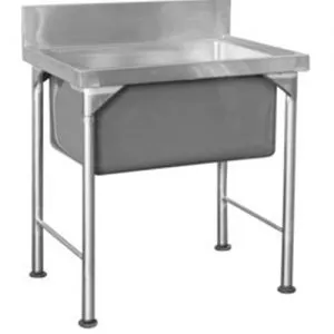 CATERLOGIC VEGETABLE SINK 60/90L - 1350 X 650 - 1.2/304 - PLUS