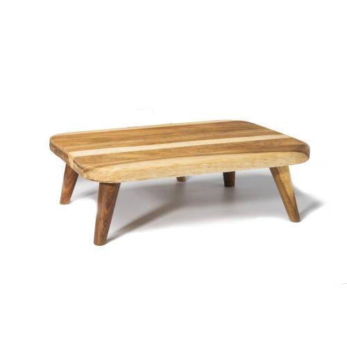 Wood Display Stand (Rect) - Small (W/Legs)