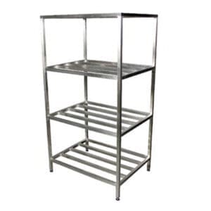 CATERLOGIC POT RACK - FLOOR STANDING - 2TIER - 1200 X 600 - PLUS