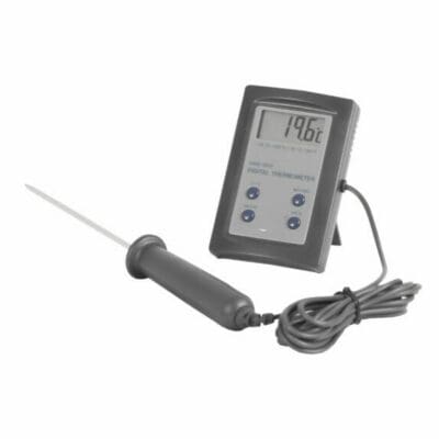 THERMOMETER DIGITAL + TIMER -50°C to 200°C RECALIBRATABLE COOKING THERMOMETER