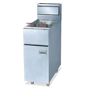 1 x 28Lt Gas Floor Standing Fryer Includes 2 Baskets