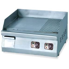 600MM 1/2 Flat 1/2 Ribbed Top Table Top Electric Griller