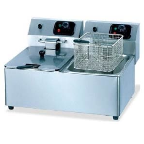 2 x 6Lt Table Top Electric Fryer