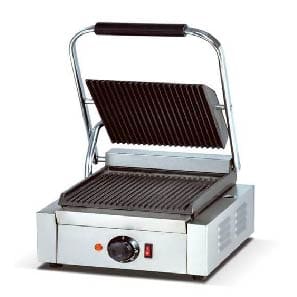 Ribbed Panini Toaster Cast Iron 410 x 305 x 210MM