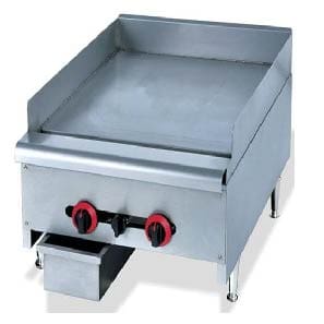 600MM Flat Top Gas Griller - Floor Standing Heavy Duty