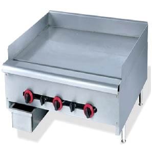 900MM Flat Top Gas Griller - Floor standing Heavy Duty