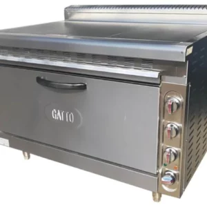 Solid Top 3 Plate Stove With Electric Oven 1200 x 1000 x 840 MM
