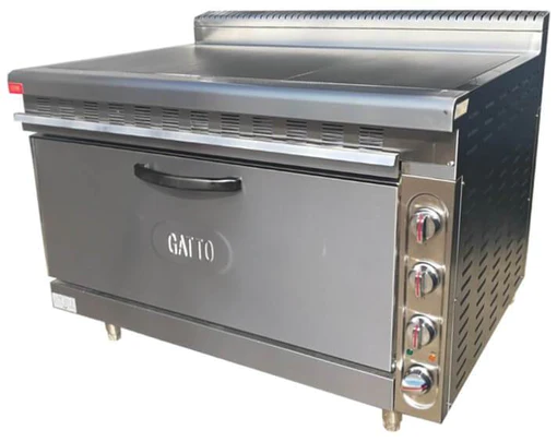 Solid Top 3 Plate Stove With Electric Oven 1200 x 1000 x 840 MM