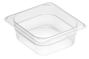 Polypropylene GN 1/6 Foodpan Translucent 65MM D