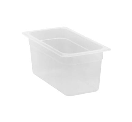 Polypropylene GN 1/3 Foodpan Translucent 150MM D