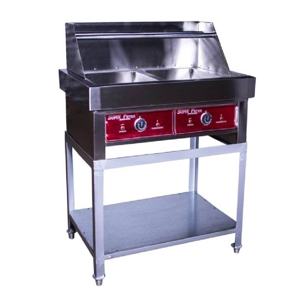 2 Pan Table Model Fryer 4 kW Per Pan