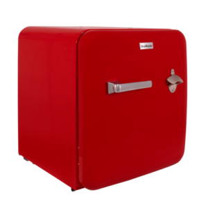 48L Red Retro Counter Top Beverage Cooler