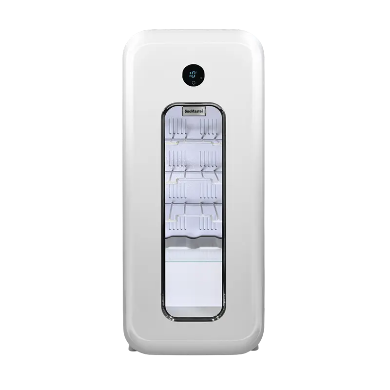 12 to 14 Bottle Retro Single Zone Wine Cooler Cream