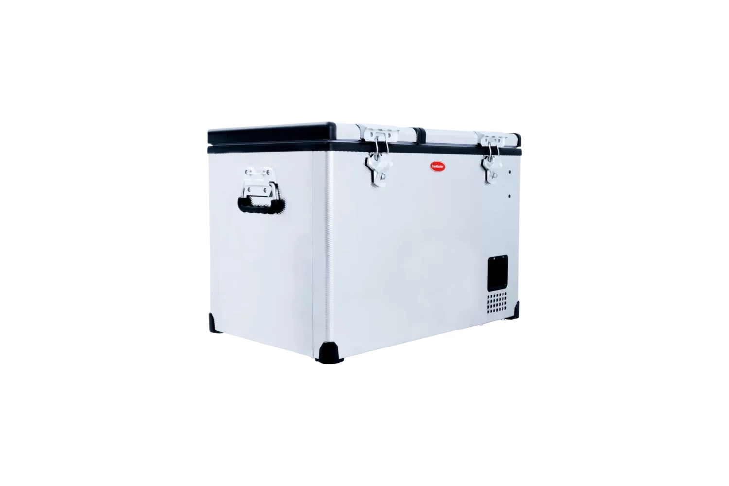 56L Dual Compartment Stainless Steel Fridge/Freezer AC/DC