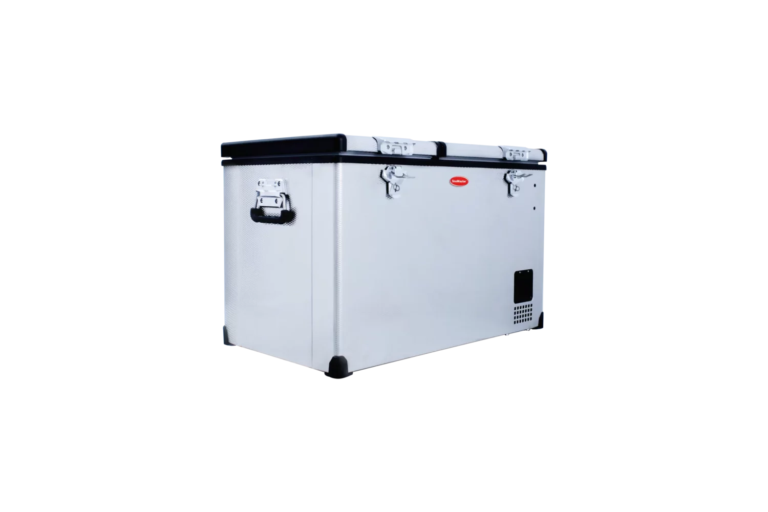 66L Dual Compartment Stainless Steel Fridge/Freezer AC/DC