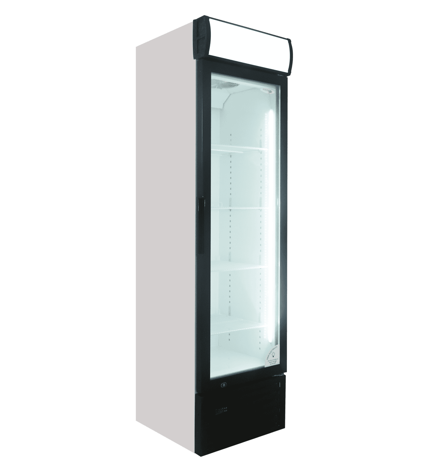 Beverage Cooler Hinged Door R290 LED Lights EMS 334Liters