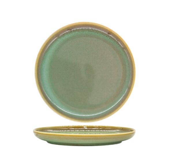 FYNBOS - ALOE GREEN - ROUND PLATE - 18CM (Pack Of 6)