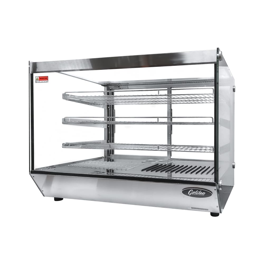 Countertop heated display cabinet - 0.9m