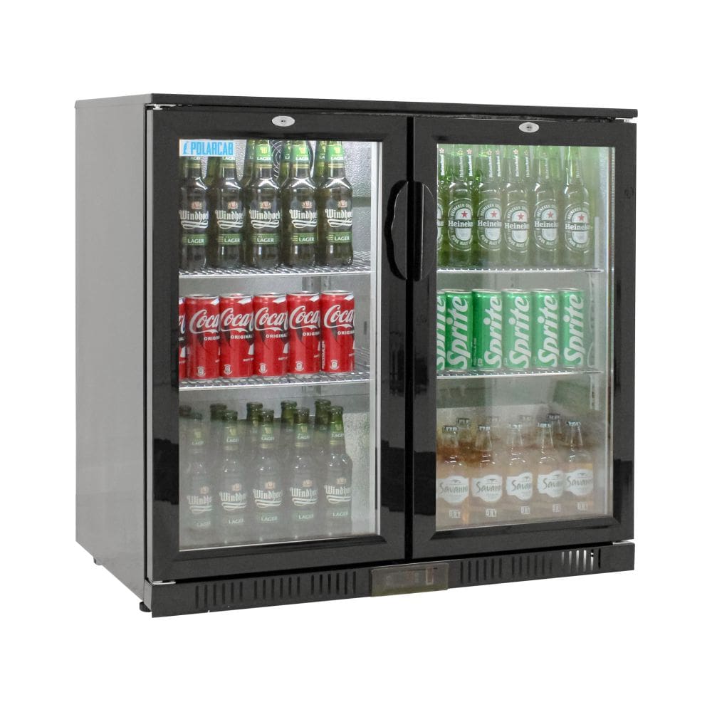 Back bar cooler 2 Door, Hinged