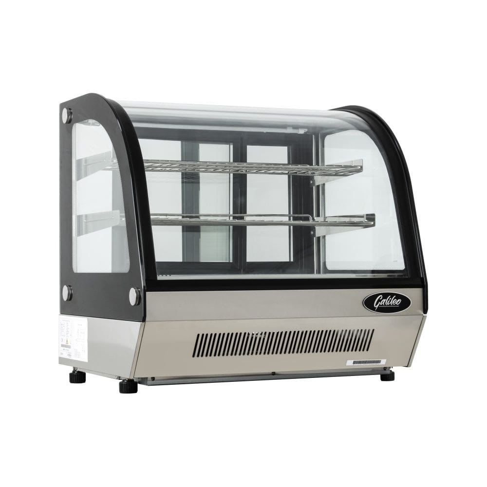 Countertop curved refrigerated display cabinet - 0.9m