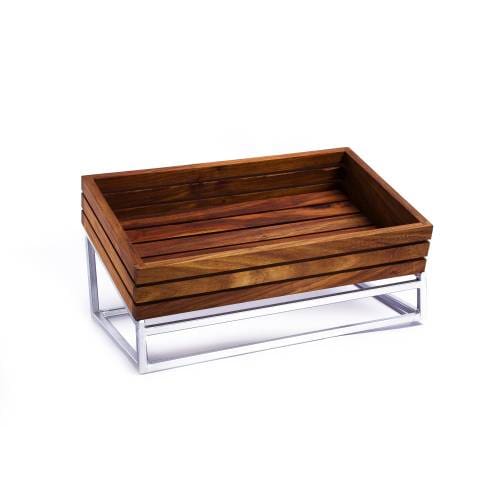 Wood Display Basket (400 X 300 X 70mm) Infiniti